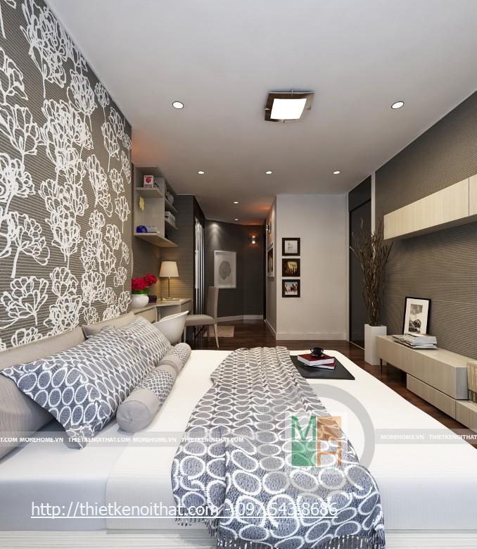 Thiết kế nội thất chung cư cao cấp KeangNam - Nhà Anh Trường